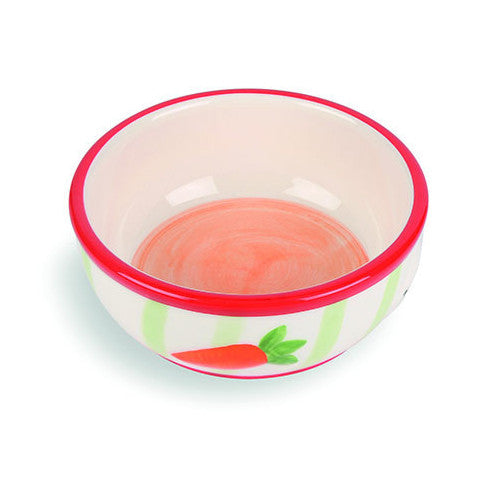 Carrot Stripe Pet Bowl