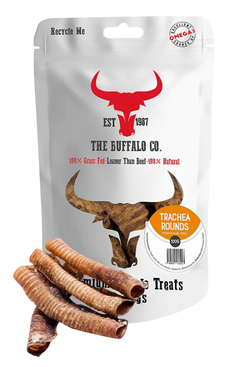 Buffalo & co Trachea Rounds 100g