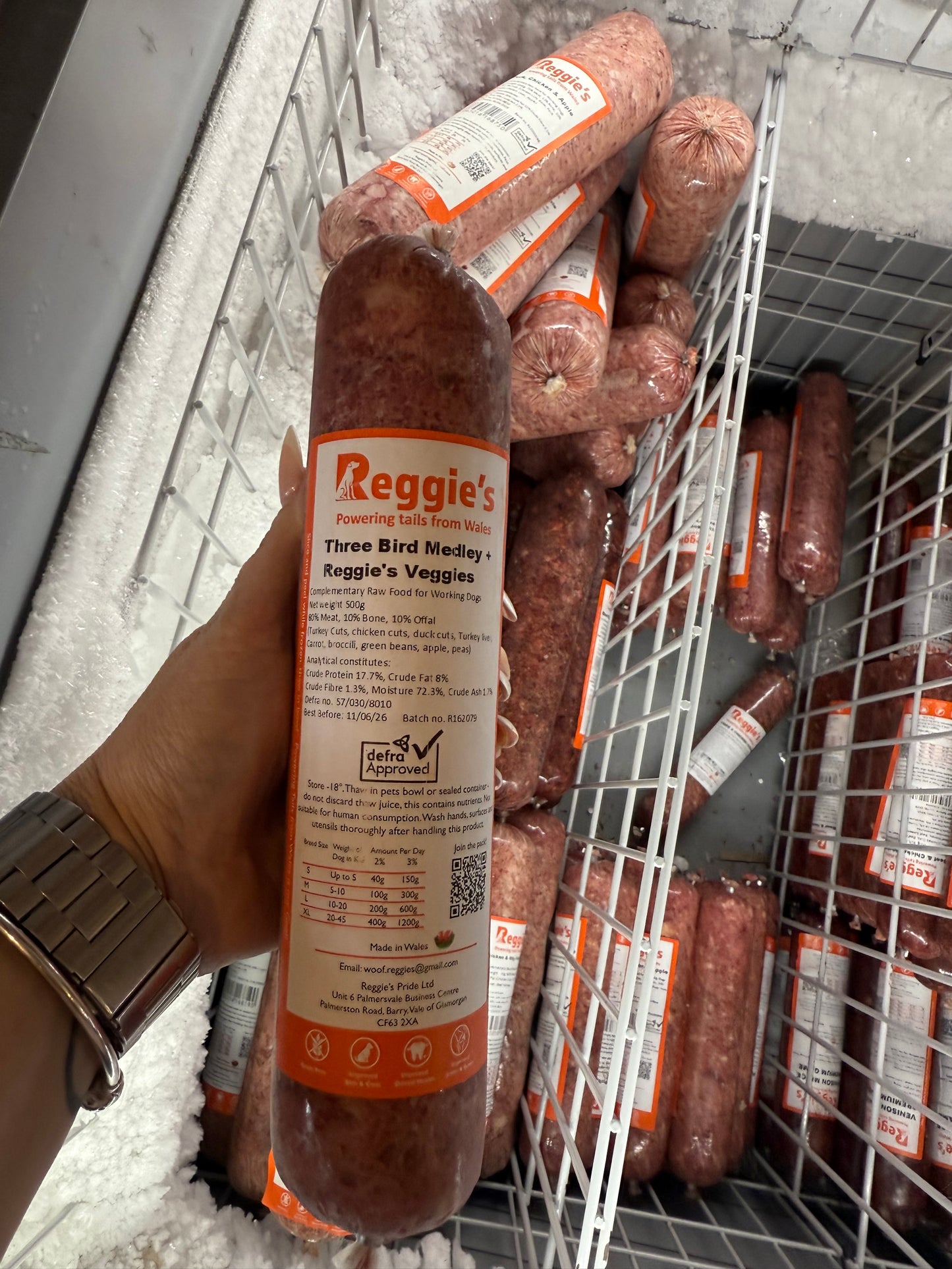 Reggie’s Three bird medley with Reggie’s veggies 500g