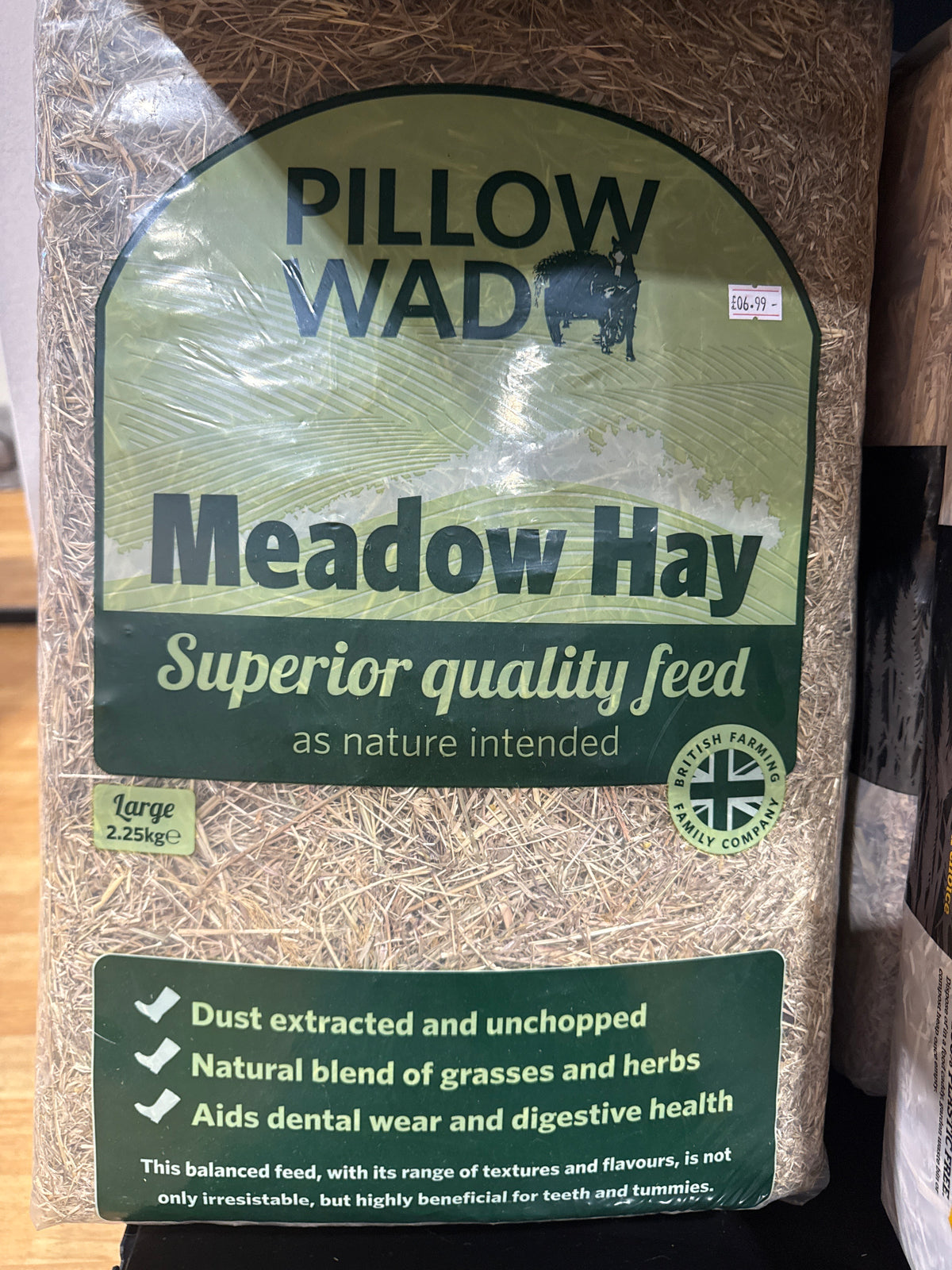 Pillow Wad Meadow Hay 2.25kg