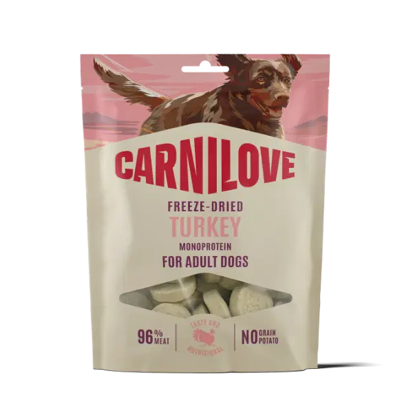 Carnilove Freeze Dried Treats- Turkey 60g