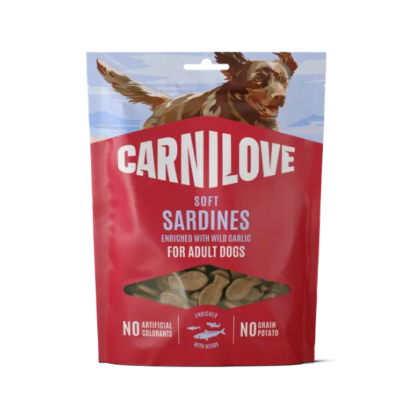 Carnilove Soft Sardines & Garlic Treats-200g
