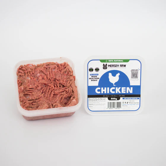 Mersey Raw Chicken 80-10-10 500g