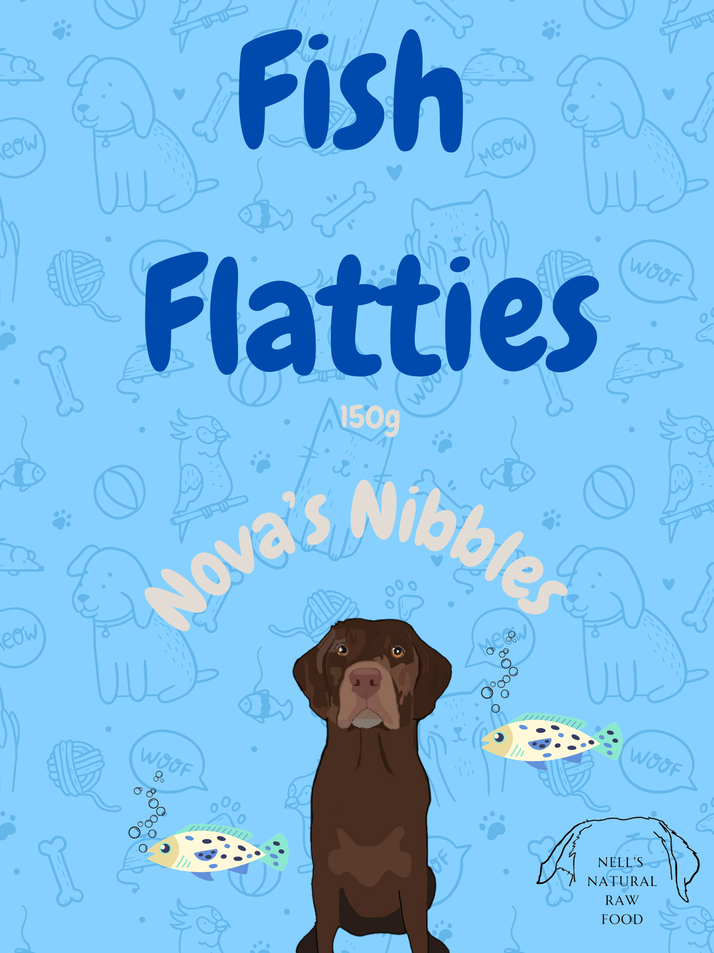 Nova’s Nibbles Fish Flatties 150g