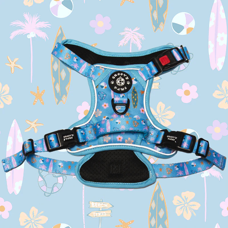 Groovy Paws Grip & Groove Harness Surfs up