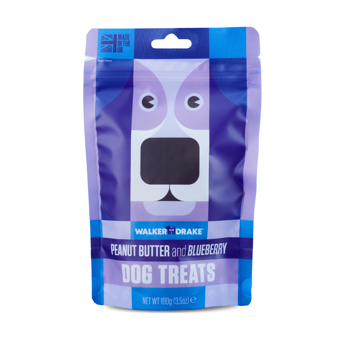 Walker & Drake - Peanut Butter & Blueberry Treats 100g