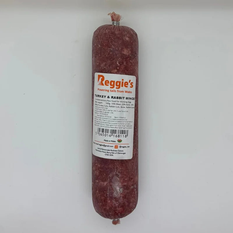 Reggies Turkey & Rabbit Mince 500g