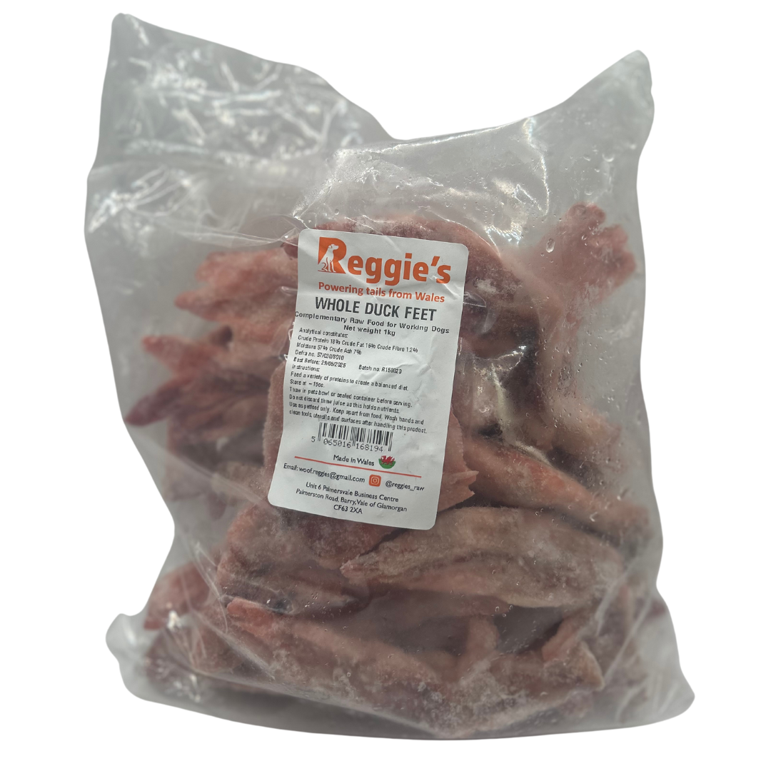 Reggie's Duck Feet 1kg