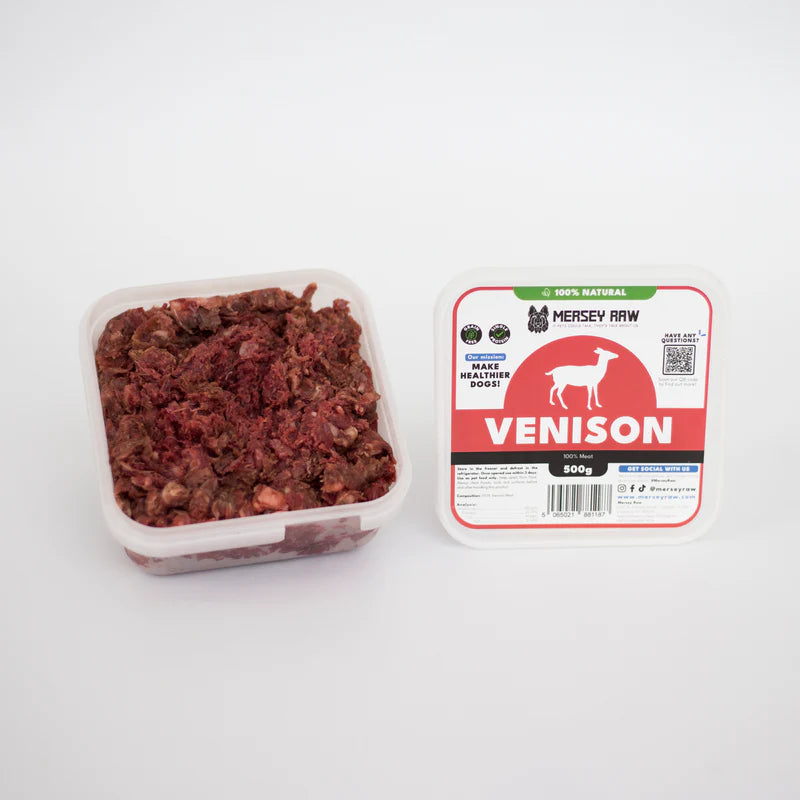 Mersey Raw Boneless Venison 500g