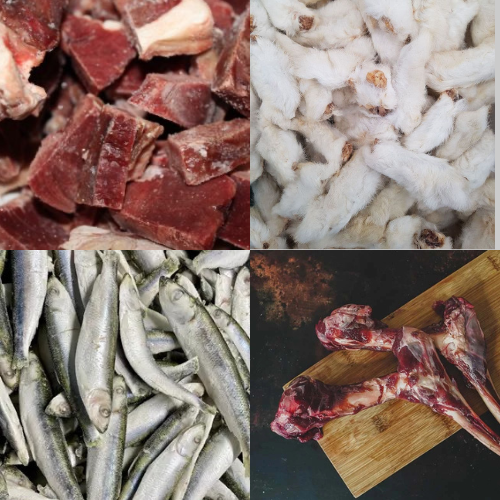 Raw Bones, DIY Items & Meat Chunks
