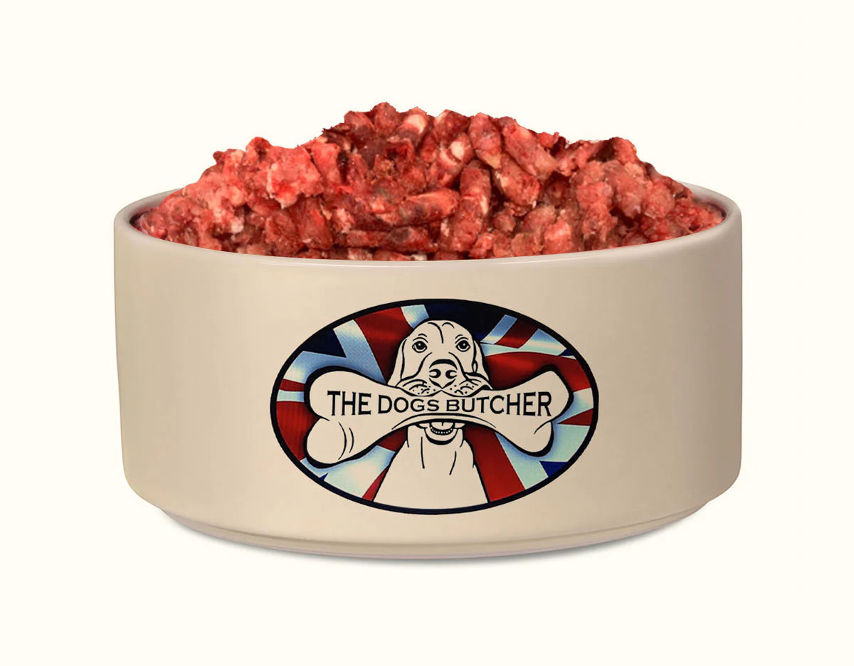The dogs bucther venison and rabbit mince
