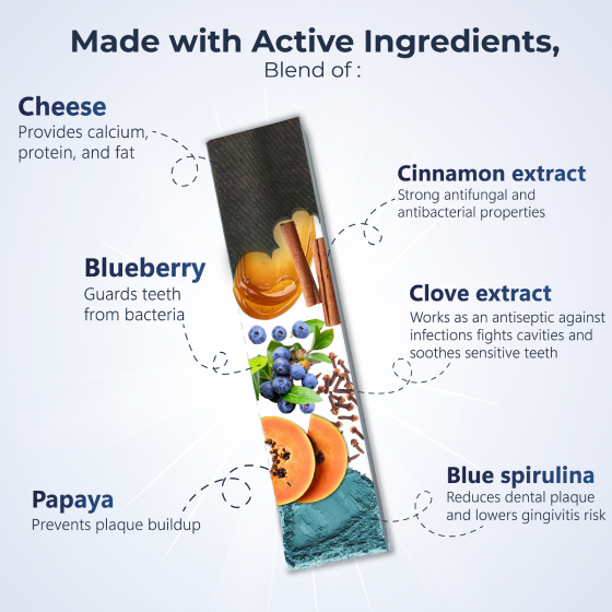 Pawfect Himalayan Cheese Chew with Blueberry