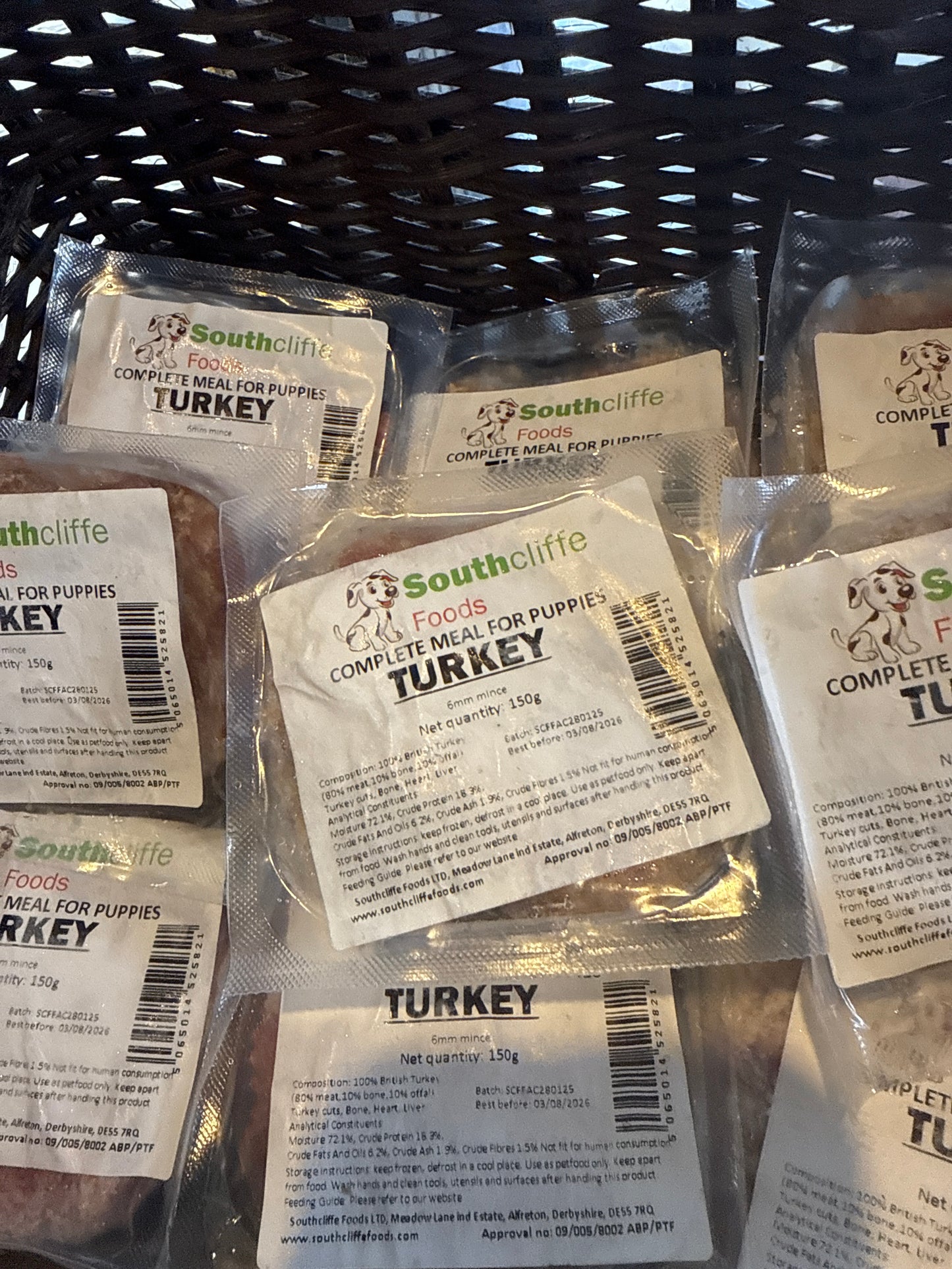 Southcliffe Puppy Turkey 150g