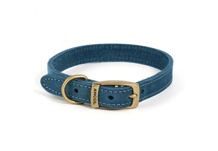 Ancol Timberwolf Leather Collar