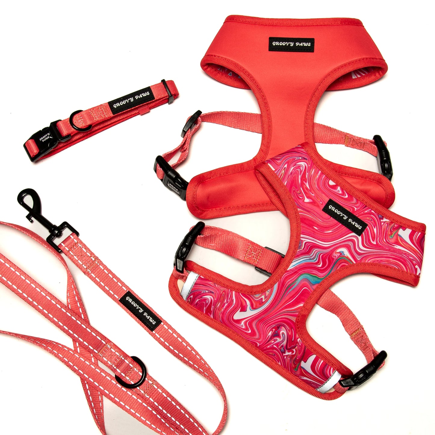 Groovy Paws Reversible Harness Set