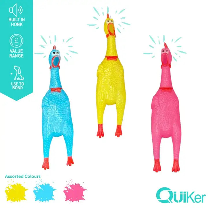 Vinyl Honking Chicken Toy