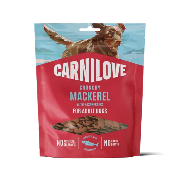 Carnilove Mackerel with Raspberry Treats -200g