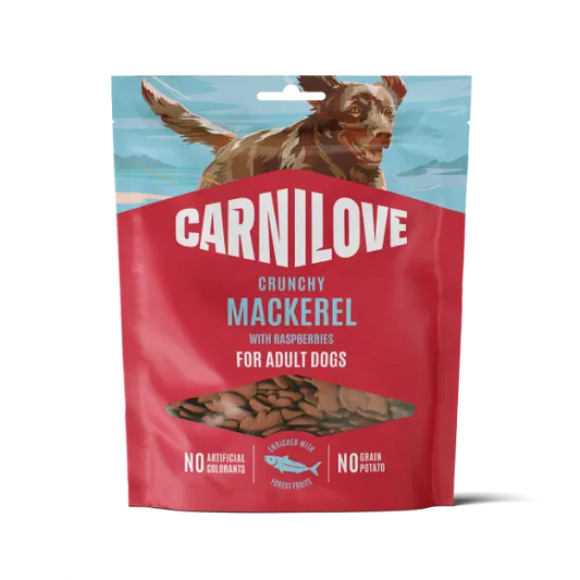 Carnilove Mackerel with Raspberry Treats -200g