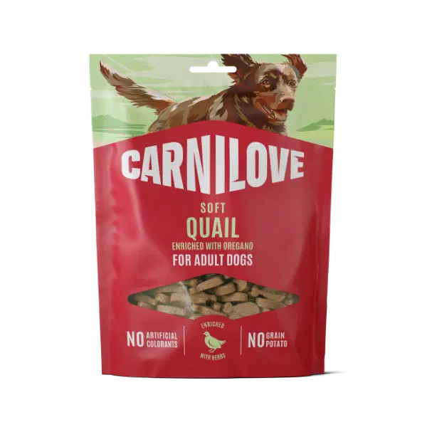 Carnilove Soft Quail & Oregano Treats-200g