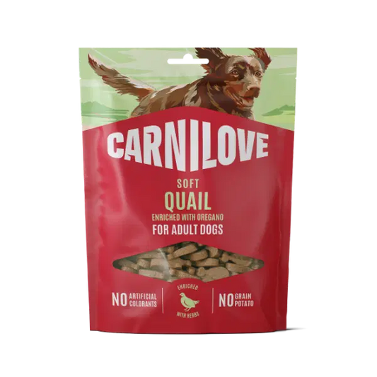 Carnilove Soft Quail & Oregano Treats-200g