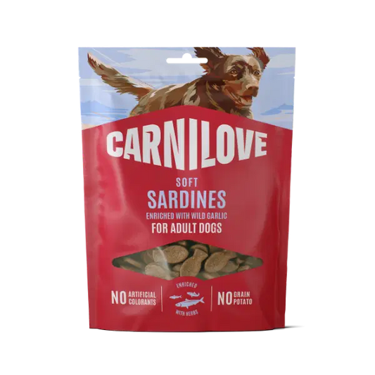 Carnilove Soft Sardines & Garlic Treats-200g