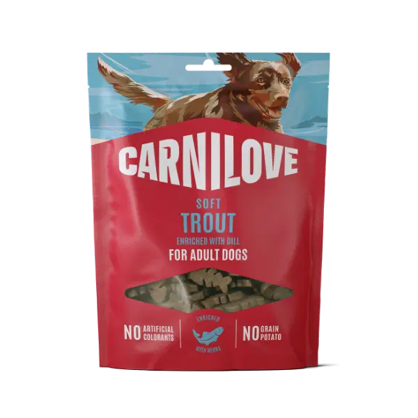 Carnilove Soft Trout & Dill Treats 200g
