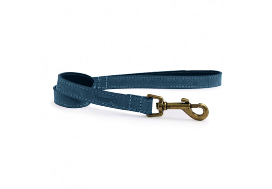 photo of Blue Ancol Timberwolf leather lead