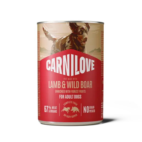 Carnilove Lamb & Wild Boar Tin 400g