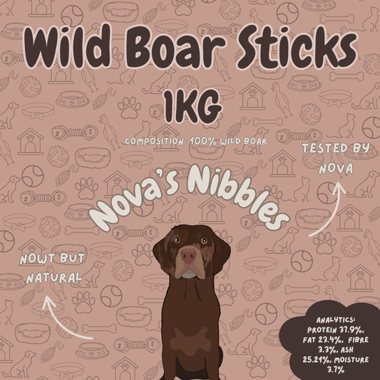 Wild Boar Sticks 1kg