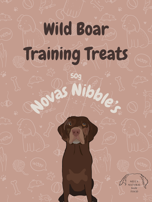 5x 50g Nova's Nibbles Training Treat Bags