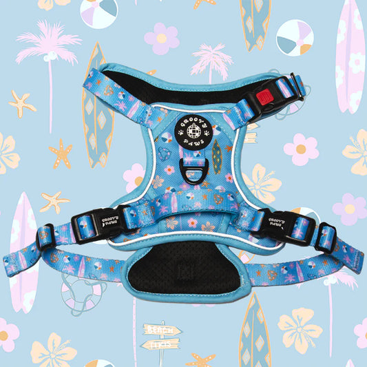 Groovy Paws Grip & Groove  Harness Surfs up