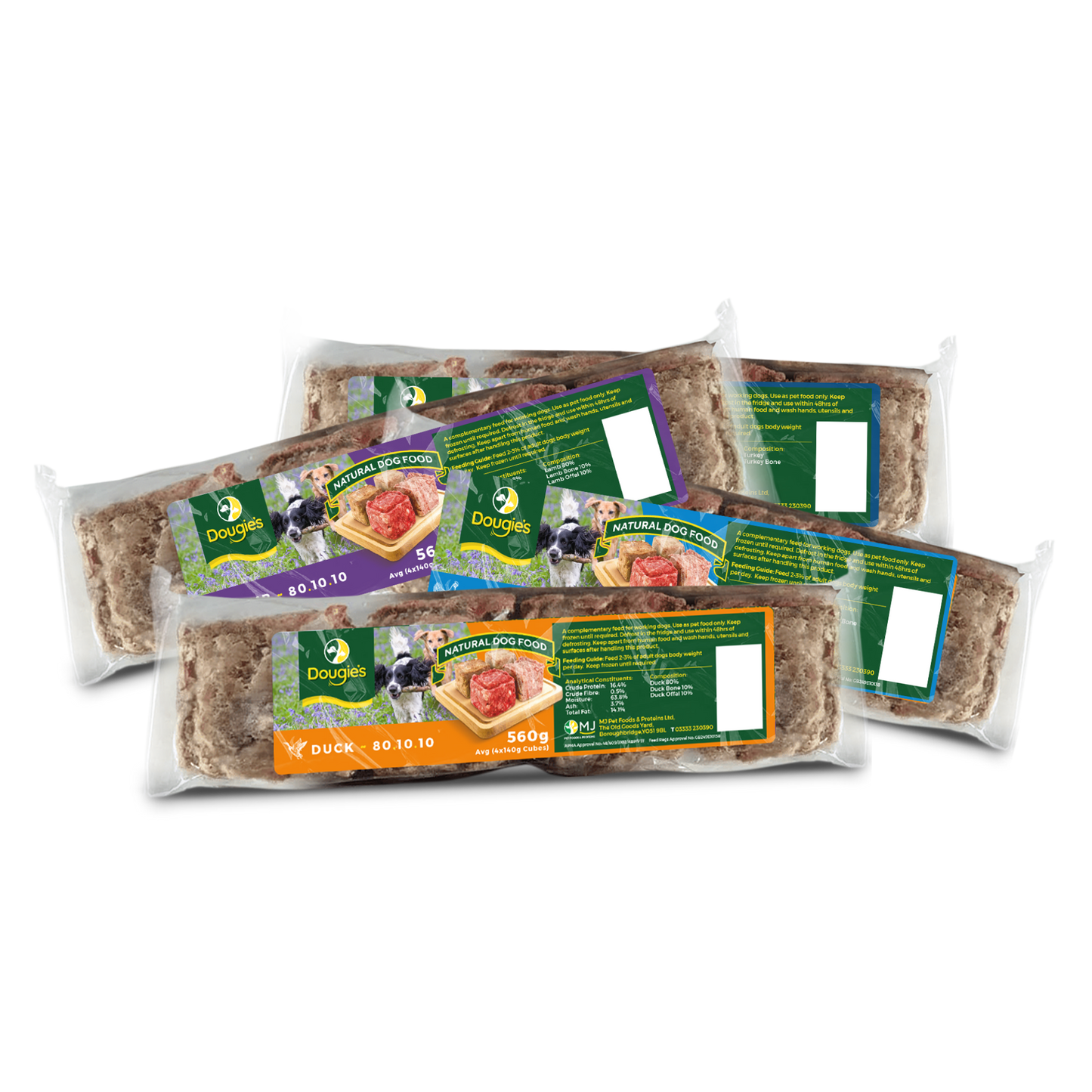 Dougies Mixed box of 20 x 560g   Excluding Venison & Rabbit