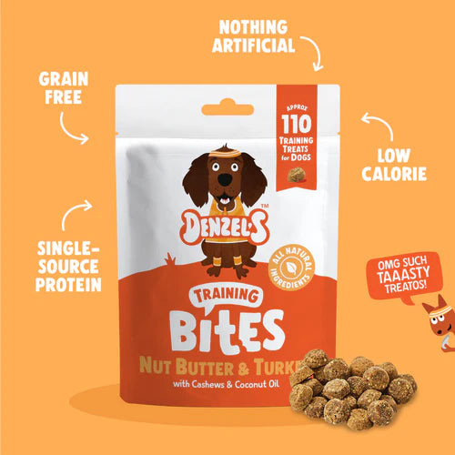 Denzel’s Nut Butter & Turkey Bites