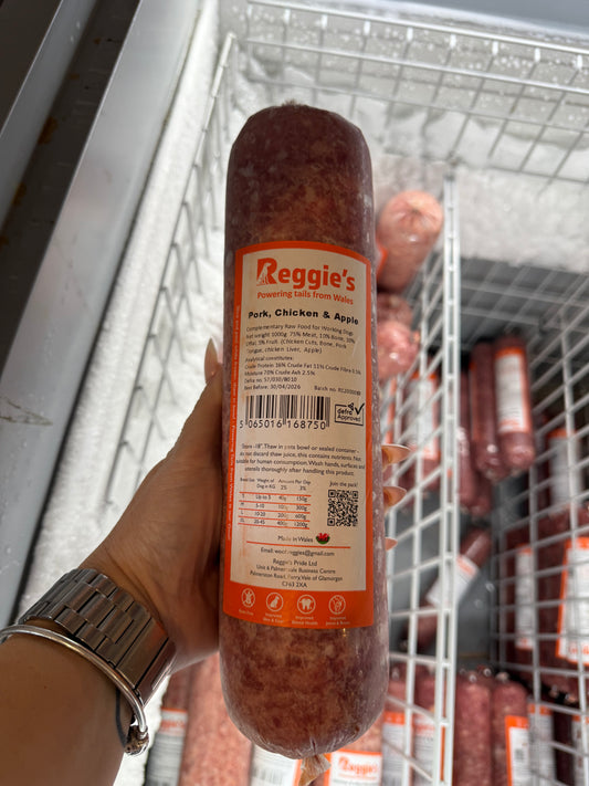 Reggie’s Pork, Chicken & Apple