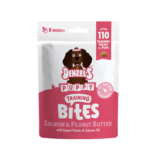 Denzel’s Puppy Training Bites - Salmon & Peanut Butter 100g