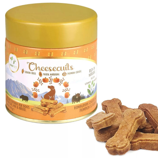 Pawfect Cheesecuits- Cheesy Biscuits with Pumpkin & Flaxseed