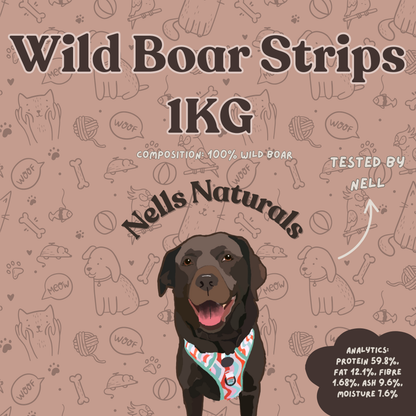Wild Boar Strips 1kg