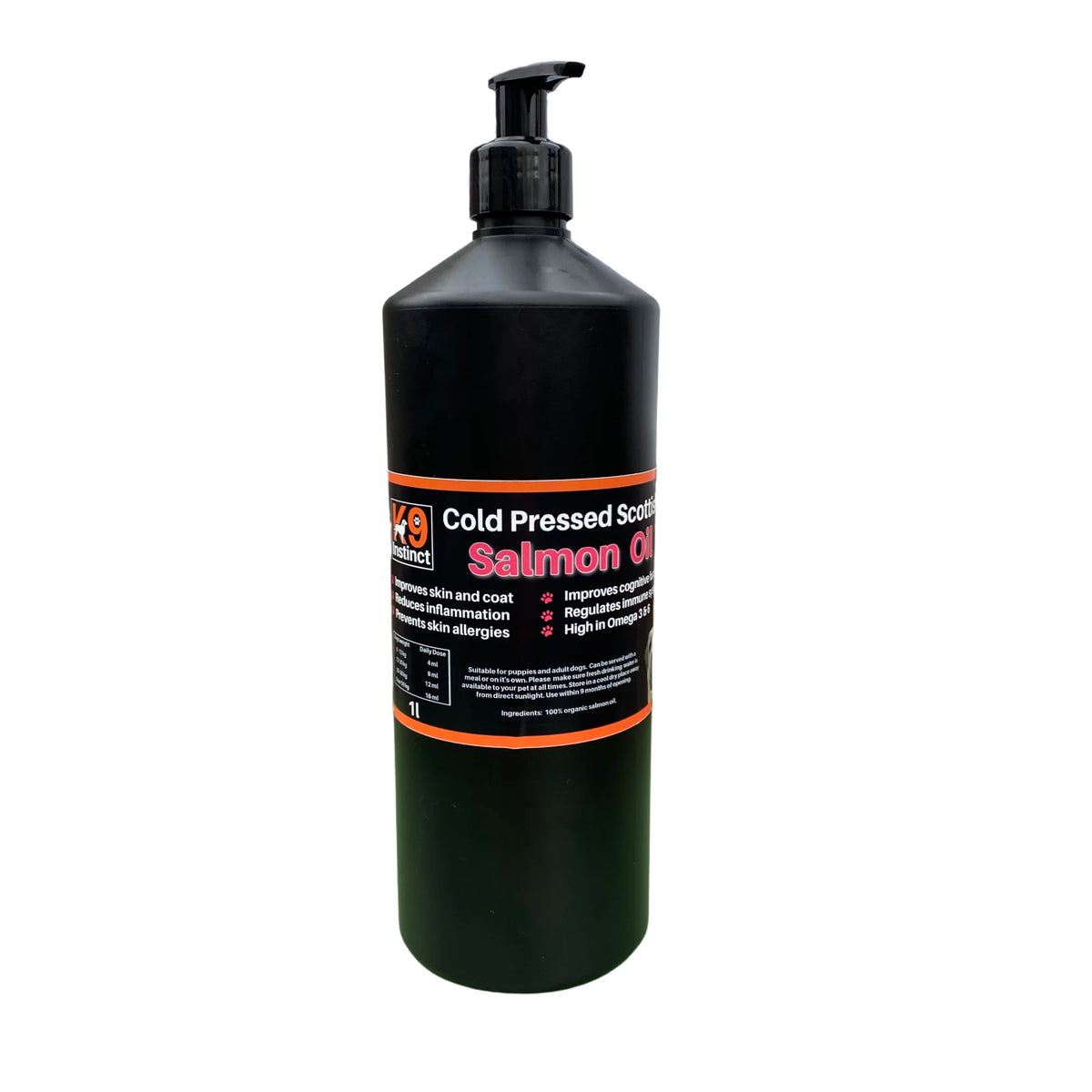 K9 Instinct Scottish Salmon Oil 1L