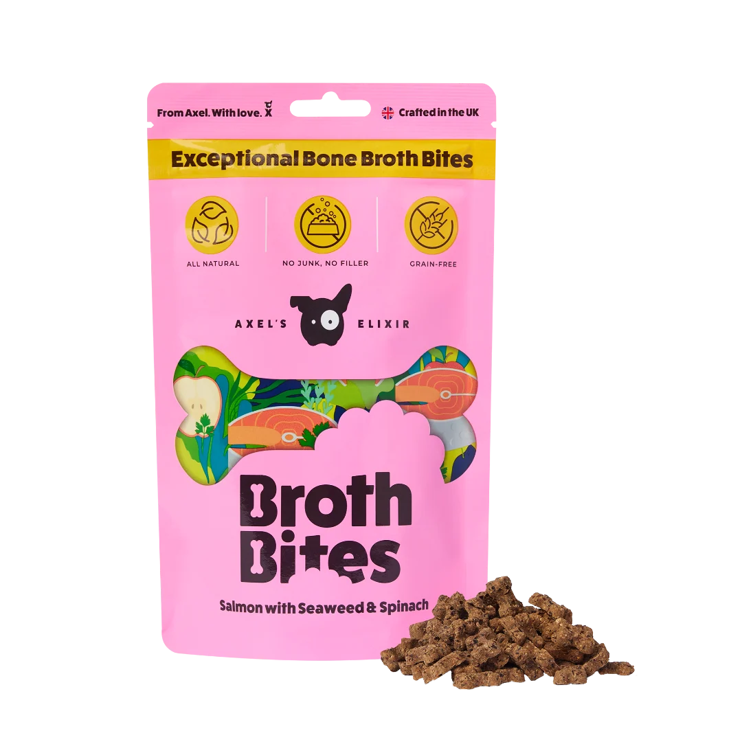 Axels Broth Bites Salmon with Seaweed & Spinach 100g