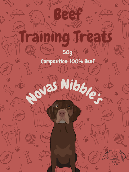5x 50g Nova's Nibbles Training Treat Bags