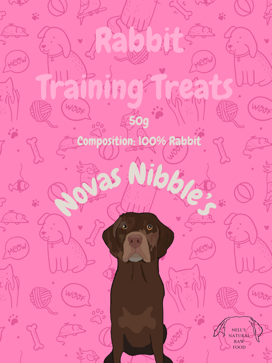 Nova's Nibbles Training Treats Rabbit 50g