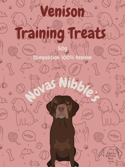 5x 50g Nova's Nibbles Training Treat Bags