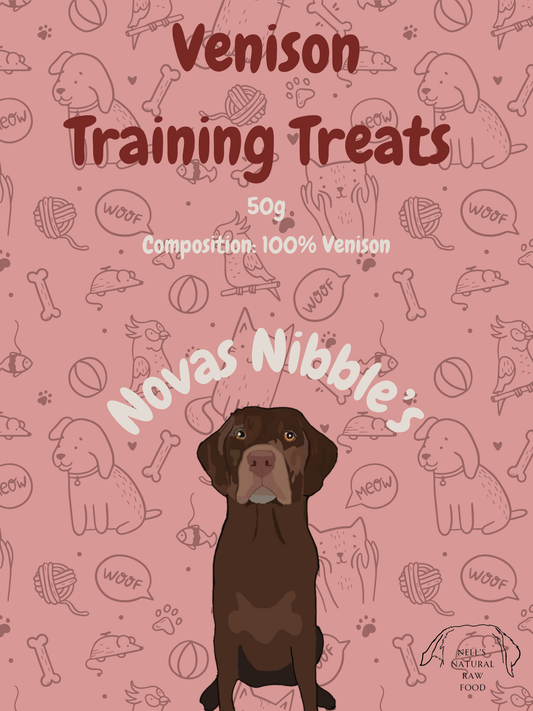 Nova's Nibbles Venison Training Treats 50g