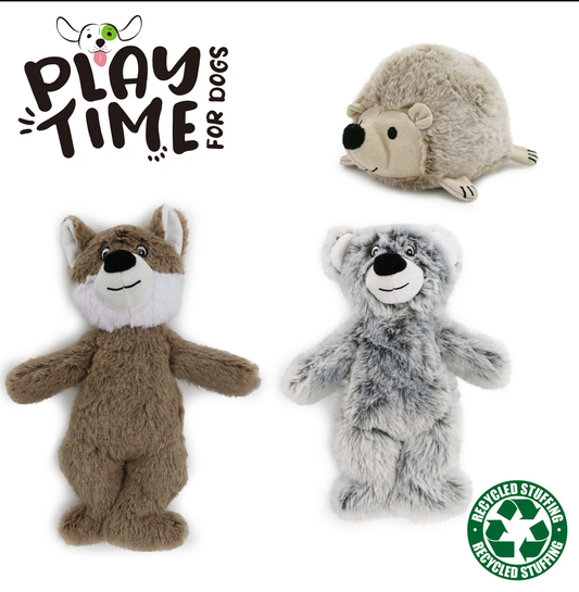 Ancol Ropey Bellie Bear/Fox/ Hedgehog