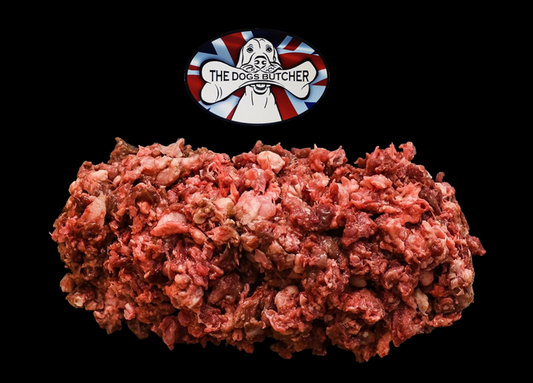 The dogs butcher pork mince with chicken
