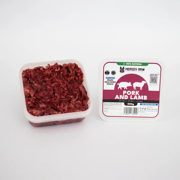 Mersey Raw Pork & Lamb 80-10-10  500g