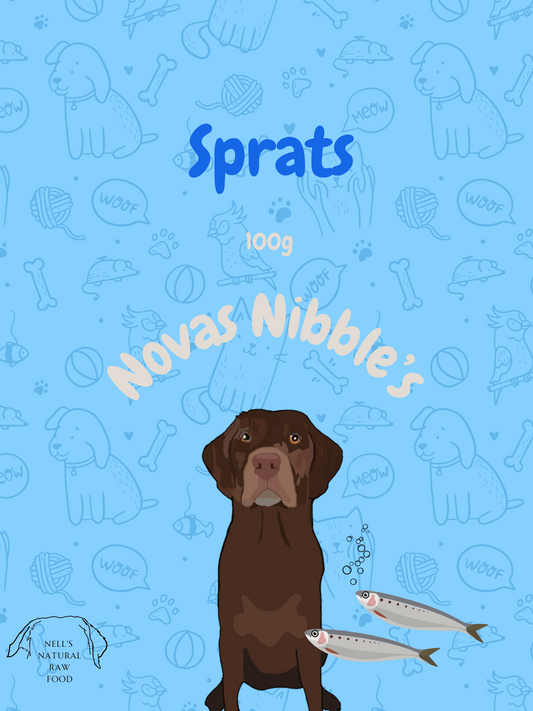 Nova's Nibbles - 100g Dried Baltic Sprats