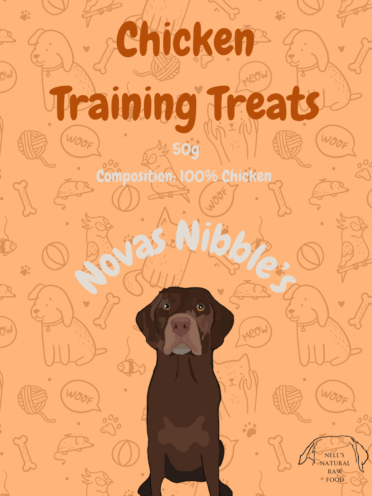 Nova’s Nibbles - Chicken Training Treats 50g