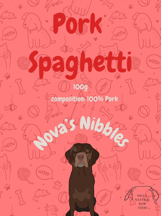 Novas Nibbles Pork Spagetti 200g
