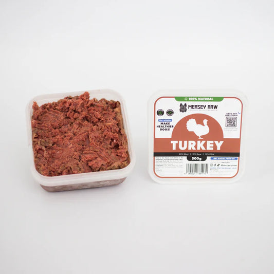 Mersey Raw Turkey 90-10 500g